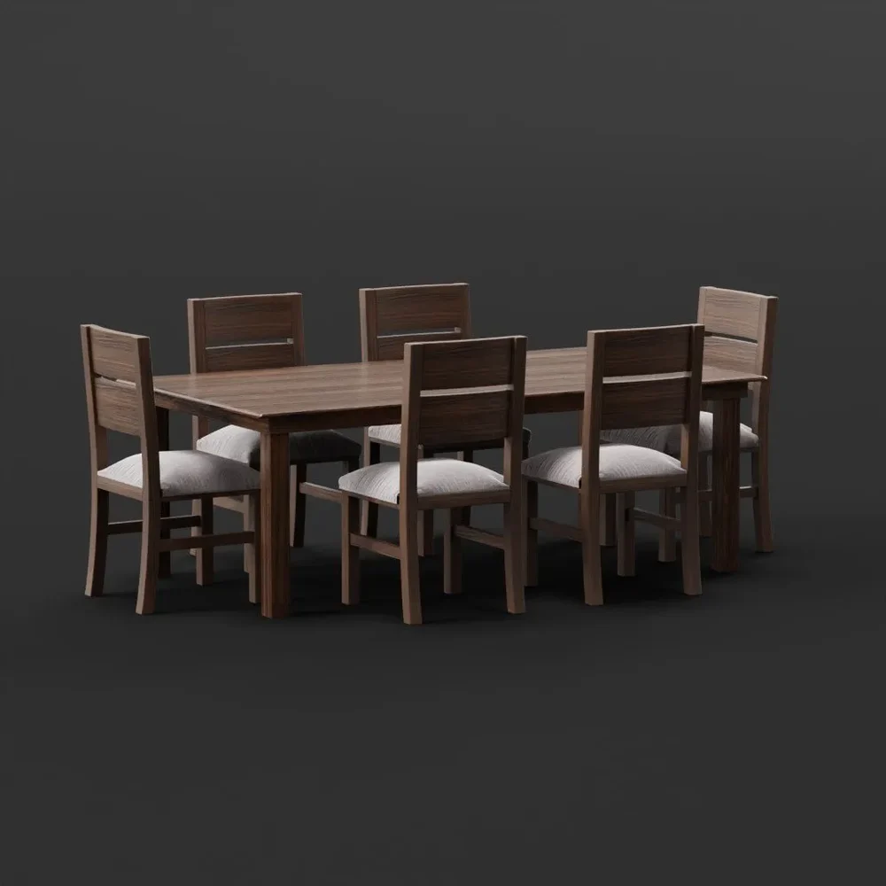 Table With 6 Chairs