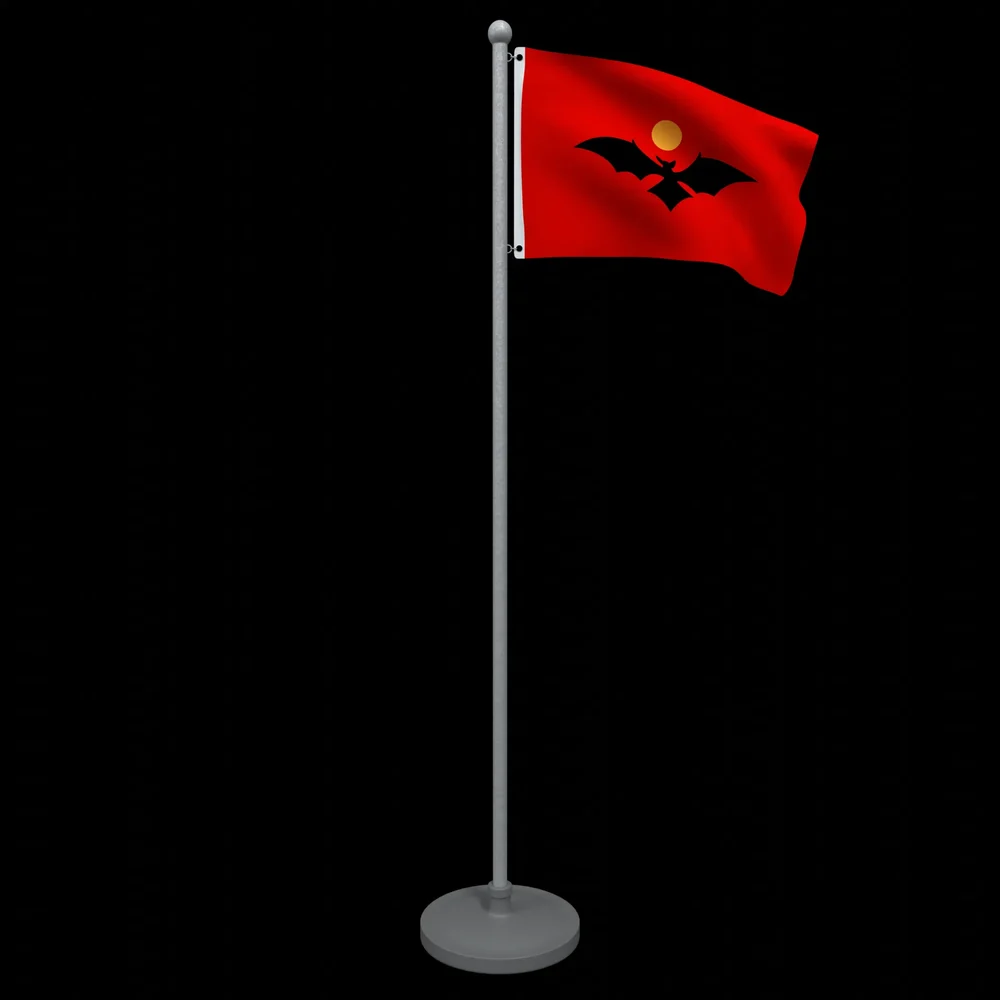 Animated Bat Flag
