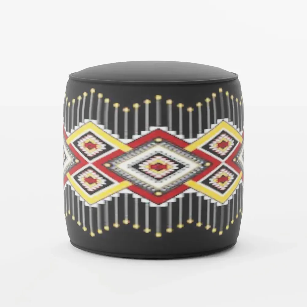 Ottoman Traditional Round Pouf