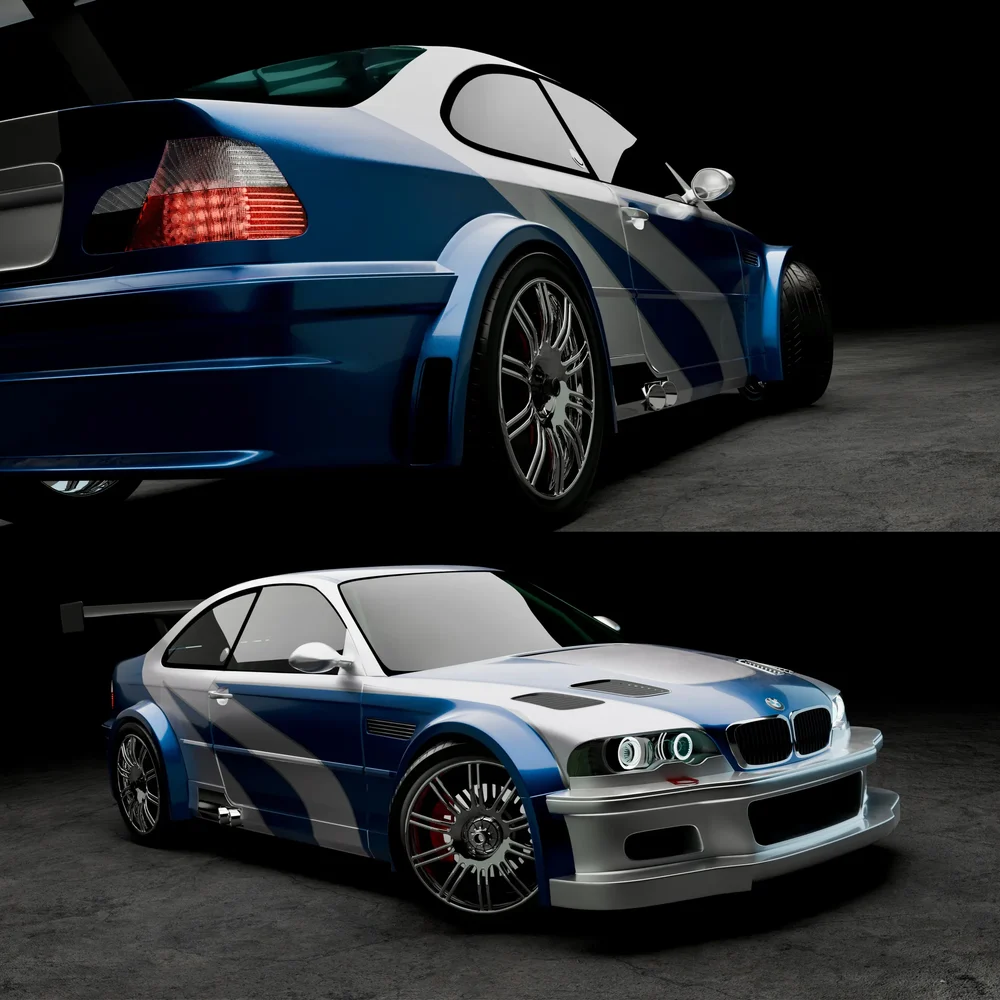 Bmw M3 E46 Gtr(Most Wanted Edition)