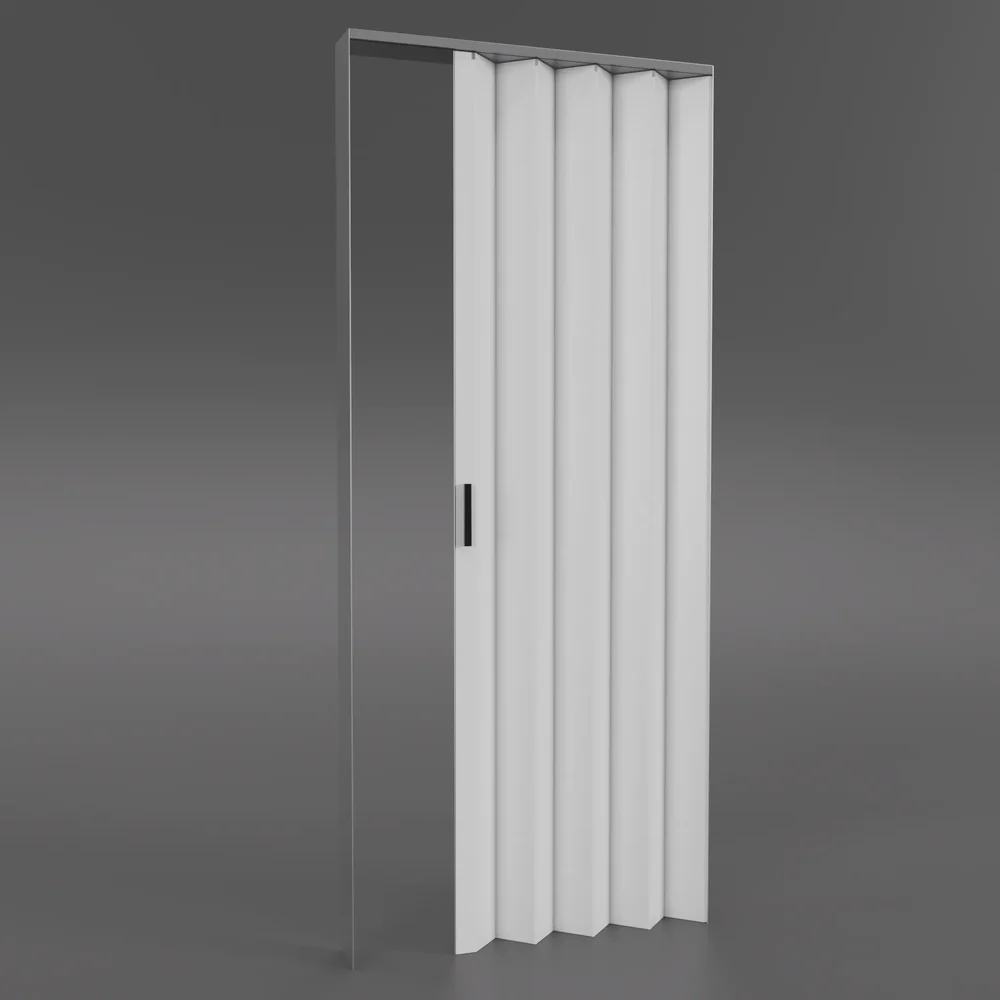 Folding Accordion Door - White
