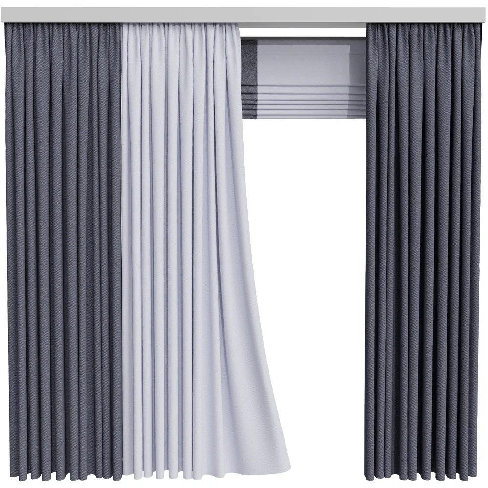 Mi Silk And Cotton Curtain Set