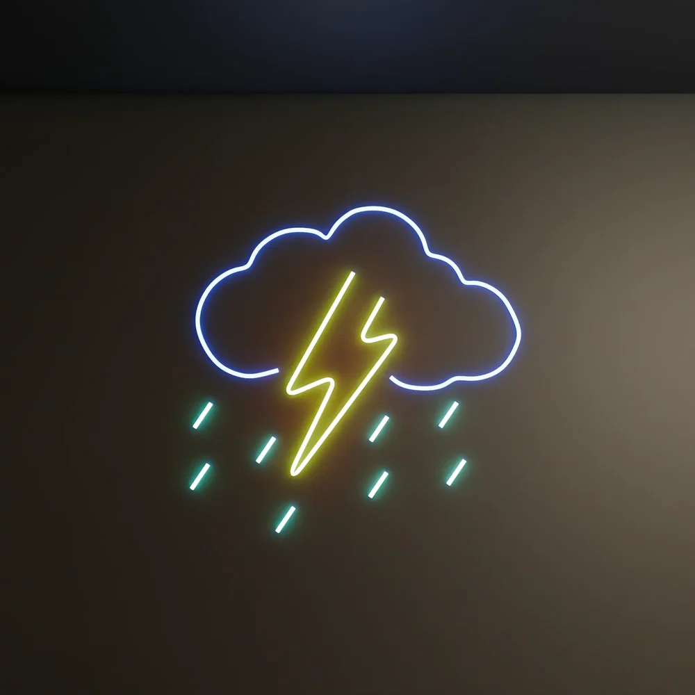 Cloud Lightning Neon Sign Led