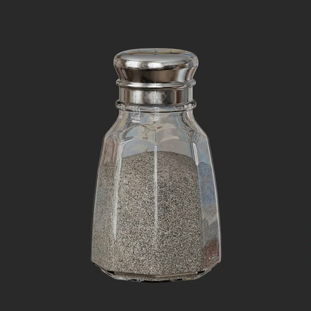 Pepper Shaker – Hexagonal Glass