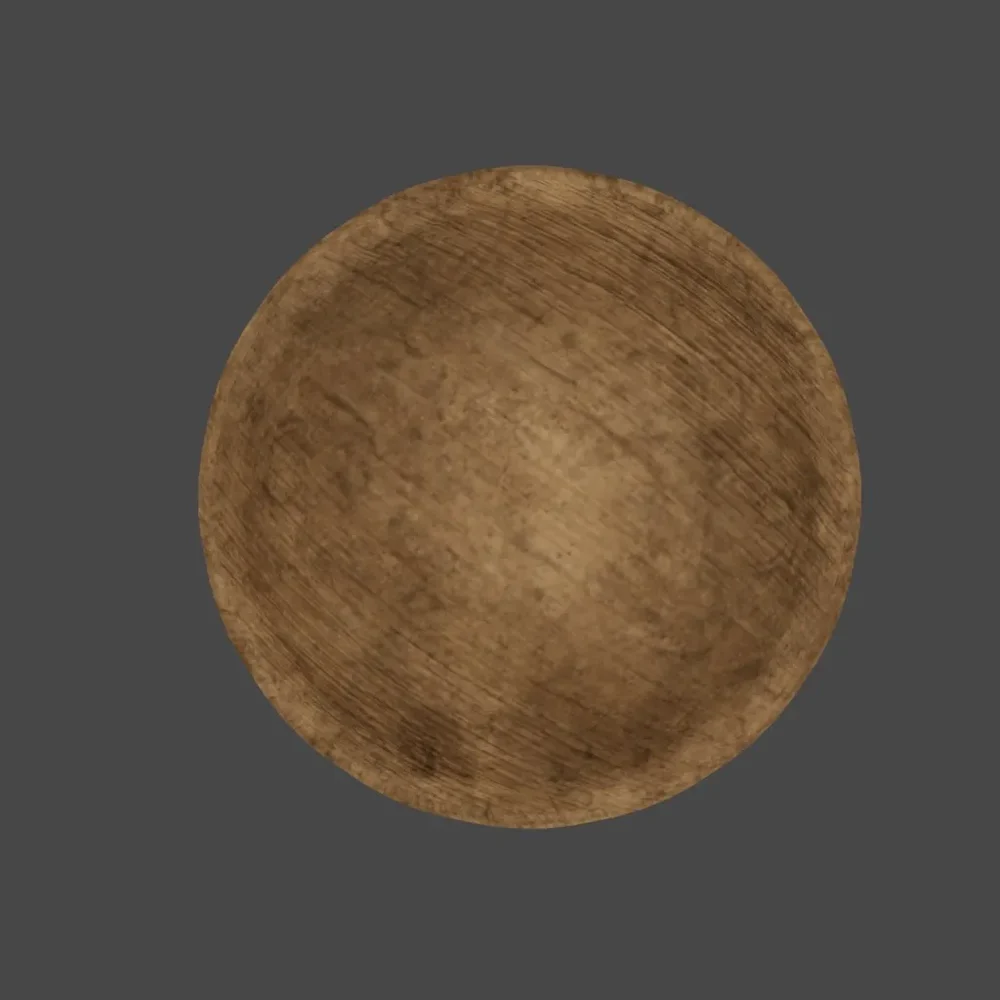 Medieval Wooden Bowl Small