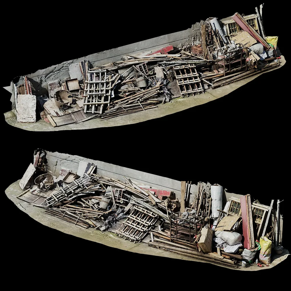 Scan Pile Of Debris