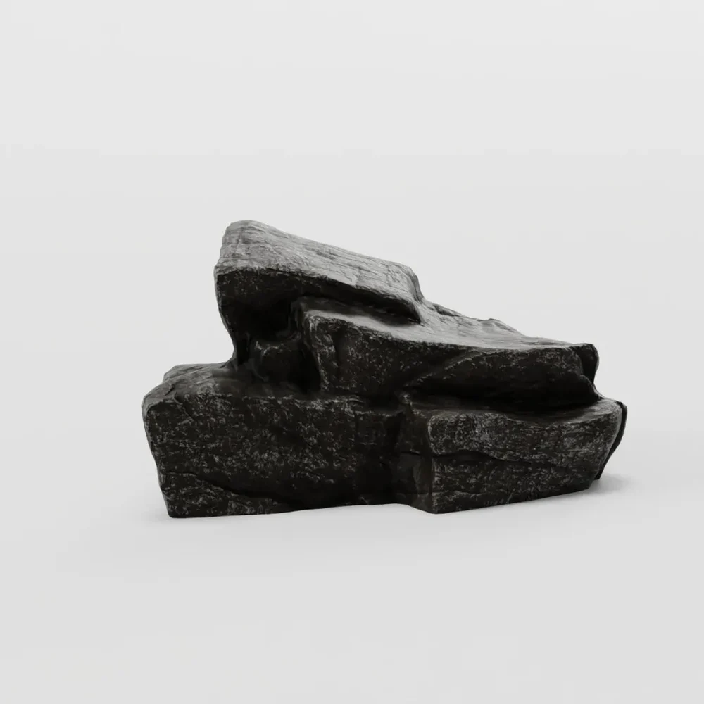 Flat Stone Rock Dark