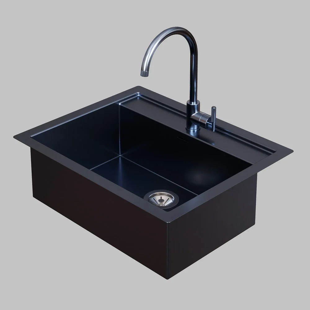 Sink With Faucet