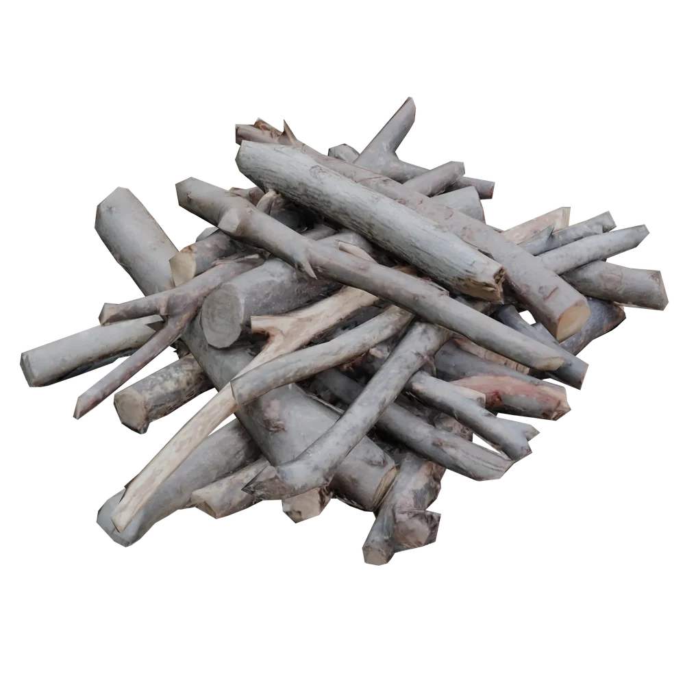 Bundel Of Wooden Logs
