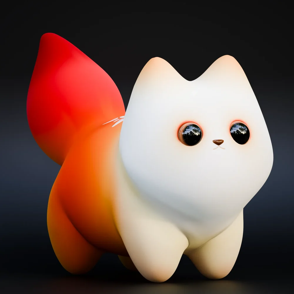 Sunset Fox (Rigged)