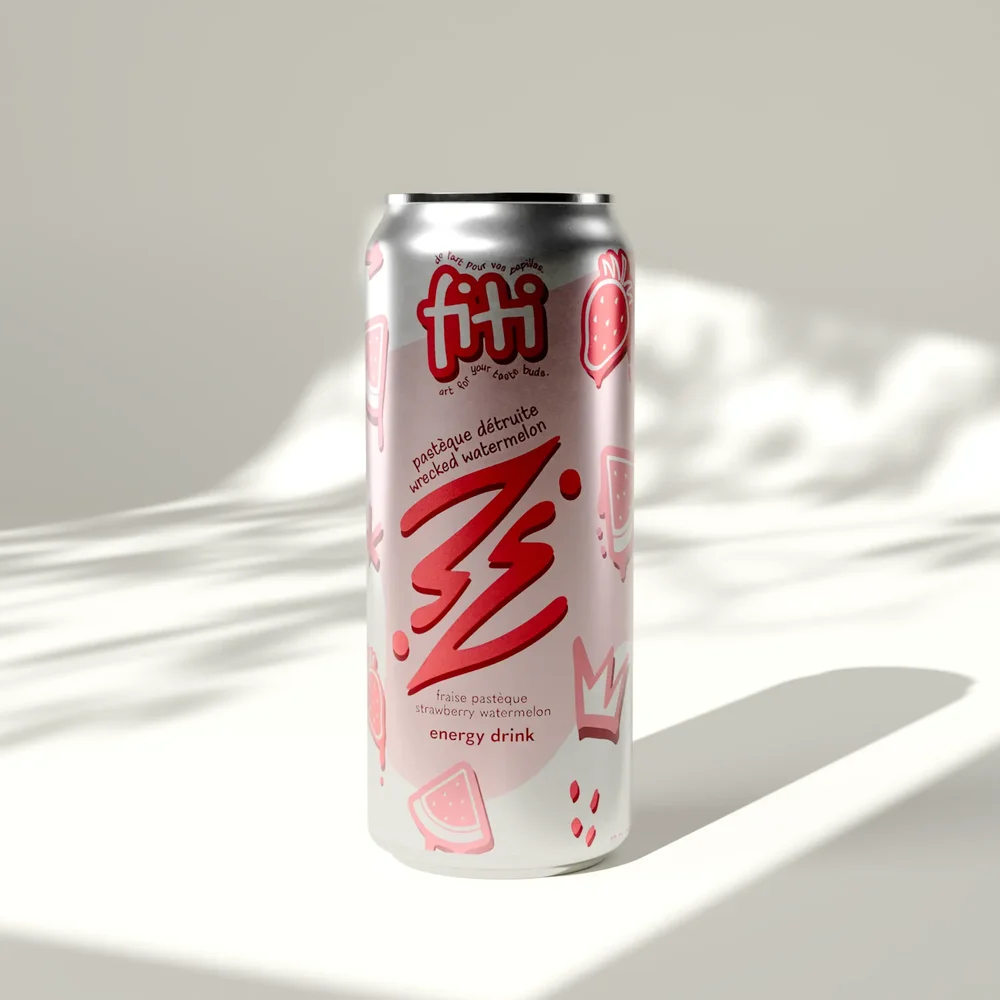 Fiti Energy Drink Can 3d Model