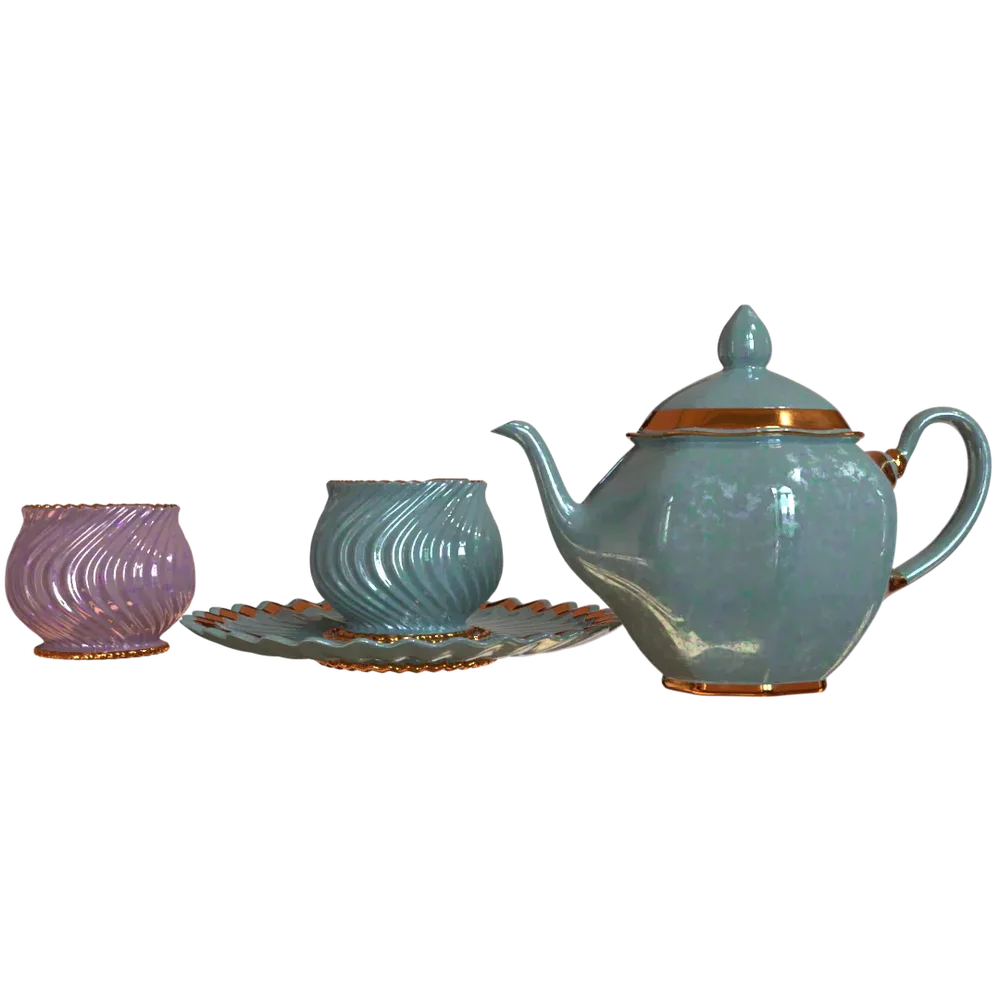 Kettle, Plate, Sugar Basins