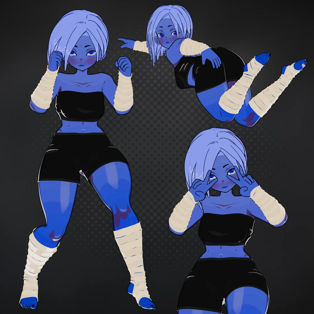 Lucifera - Anime Stylized Npr Character