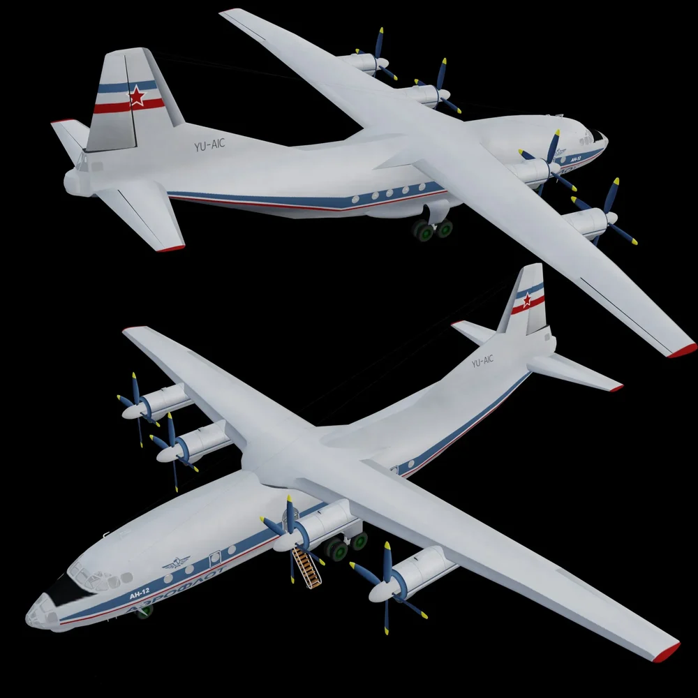 Antonov An-12 Soviet Transport Plane