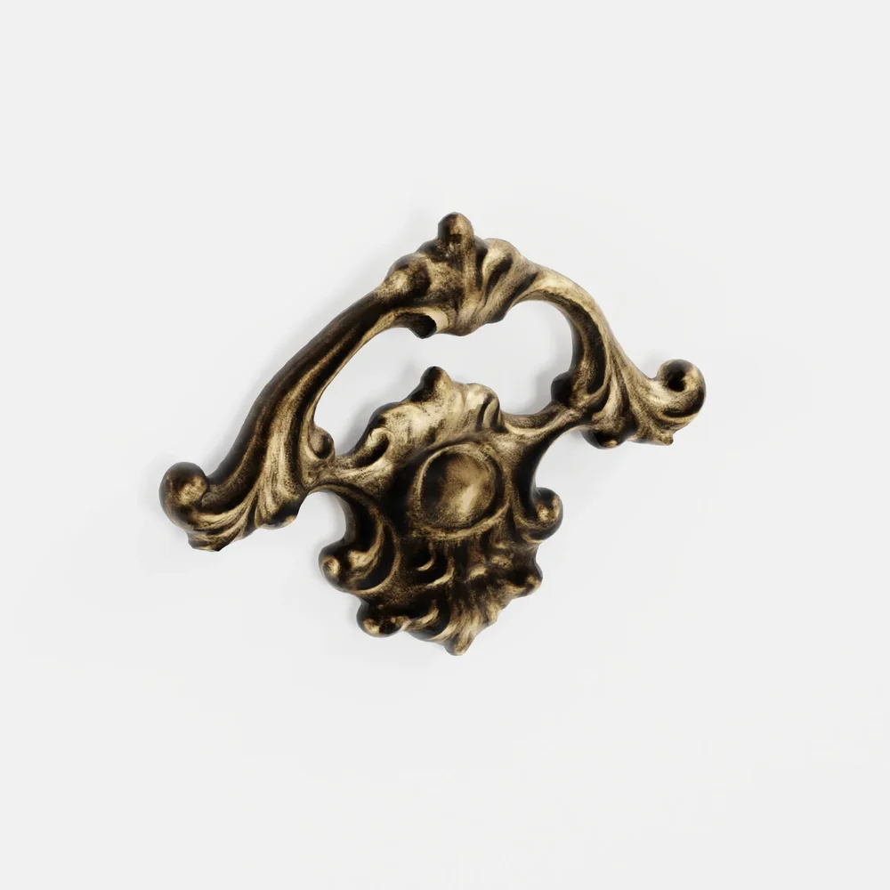 Ornate Bronze Cabinet Pull