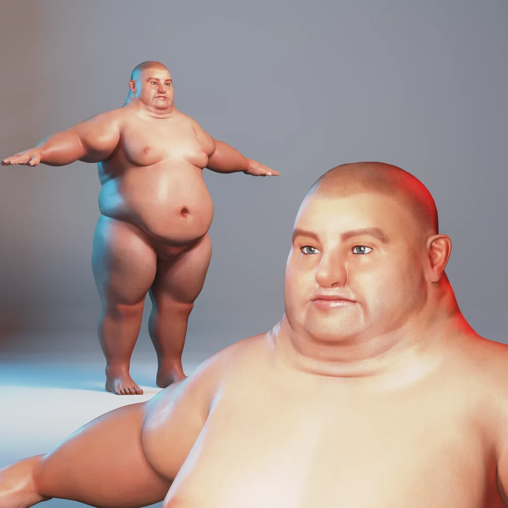 Obese Male Body Base