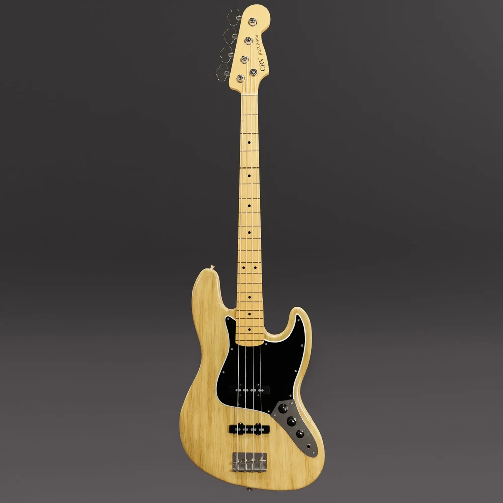 Crv Jazz Bass - Wood & Maple