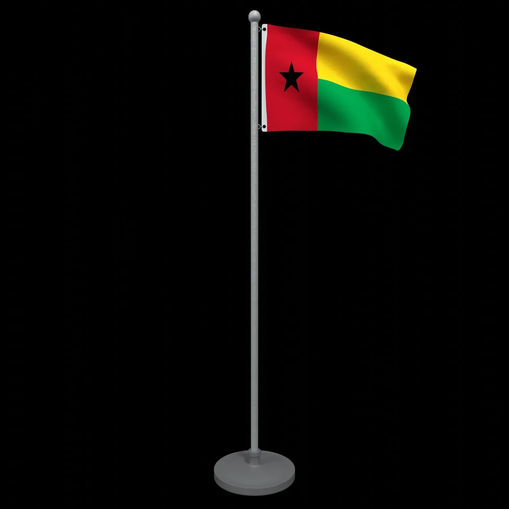 Animated Flag Of Guinea-Bissau