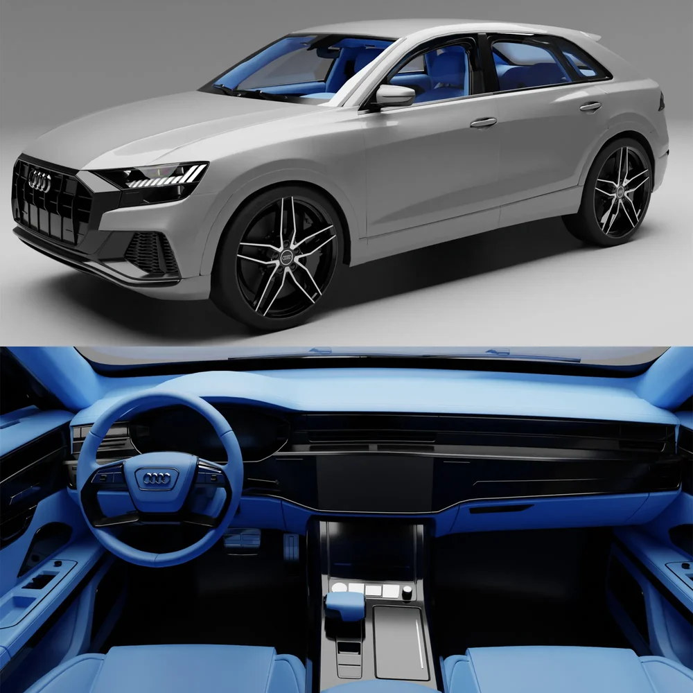 (Rigged)Audi Rsq8+Interior