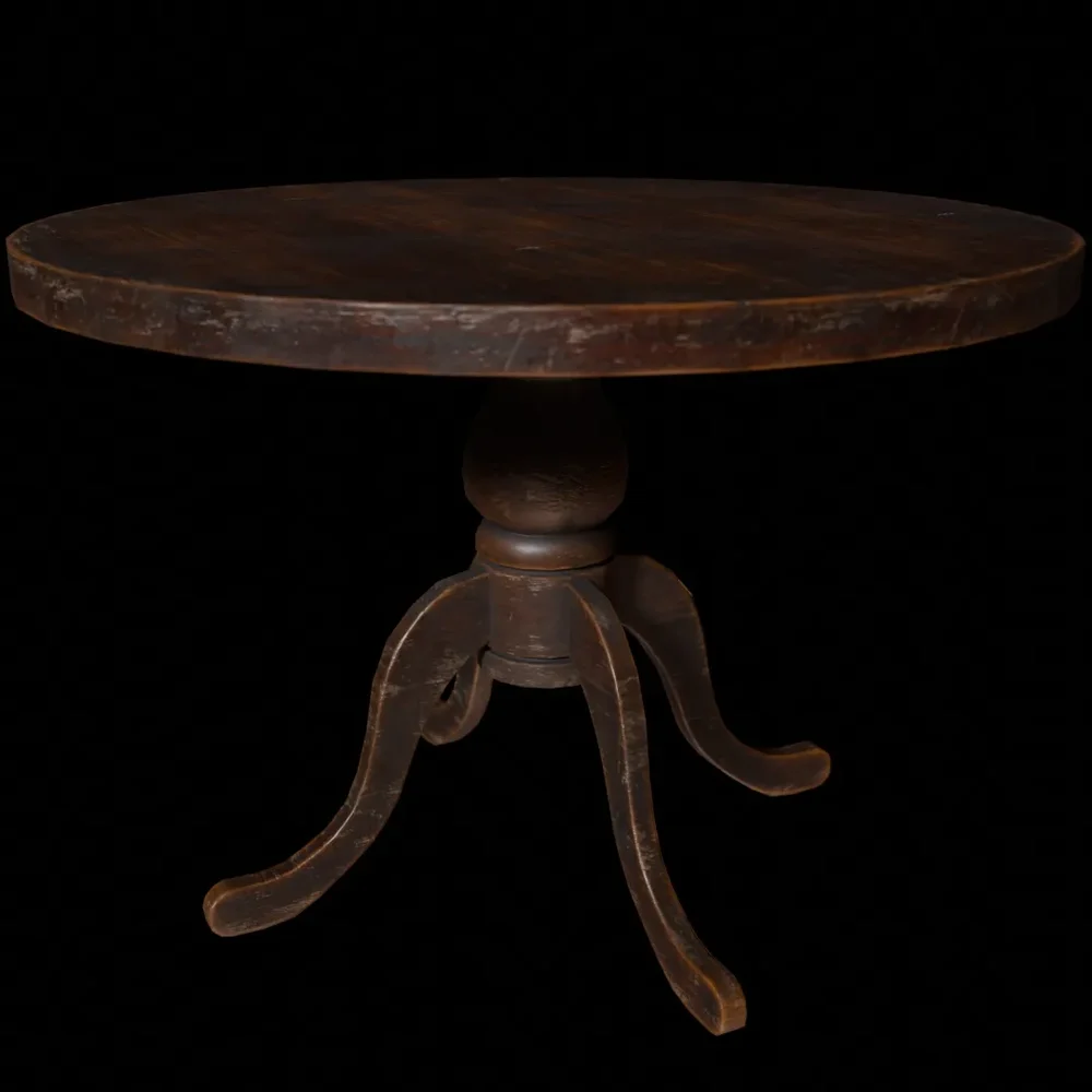 Antique Round Wooden Table