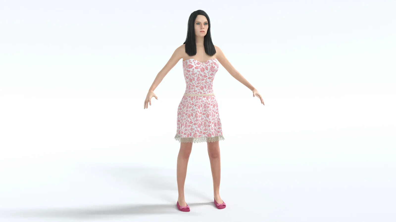 Sara Character Rigged