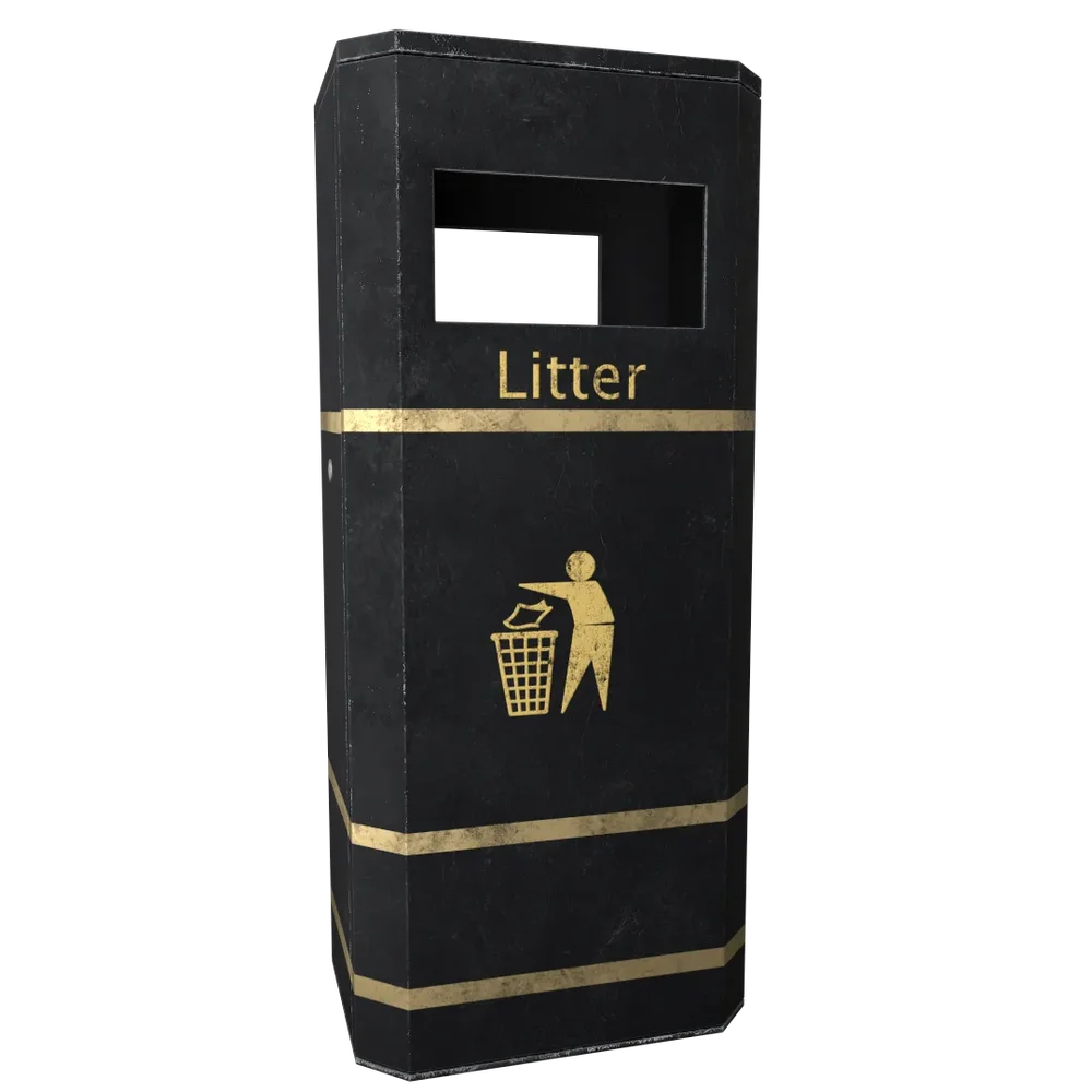 Derby E Slimline Litter Bin