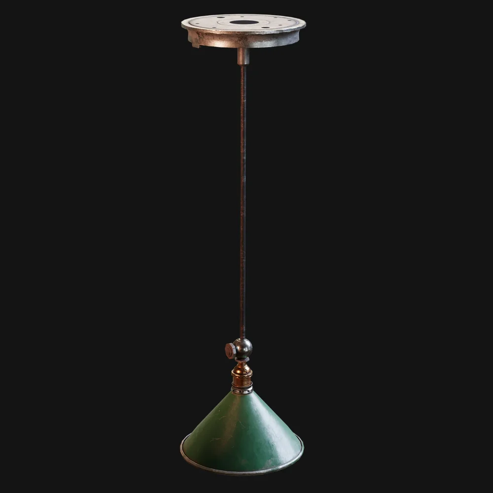 Simple Hanging Office Lamp
