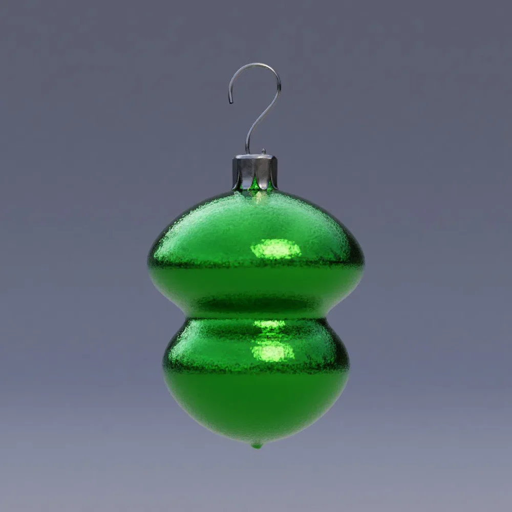 Christmas Ball Gourd Shaped