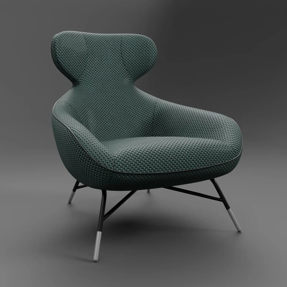 Roche Bobois Spoutnik Lounge Armchair