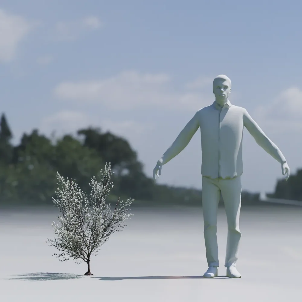 Shurb Flower Lowpoly Animated
