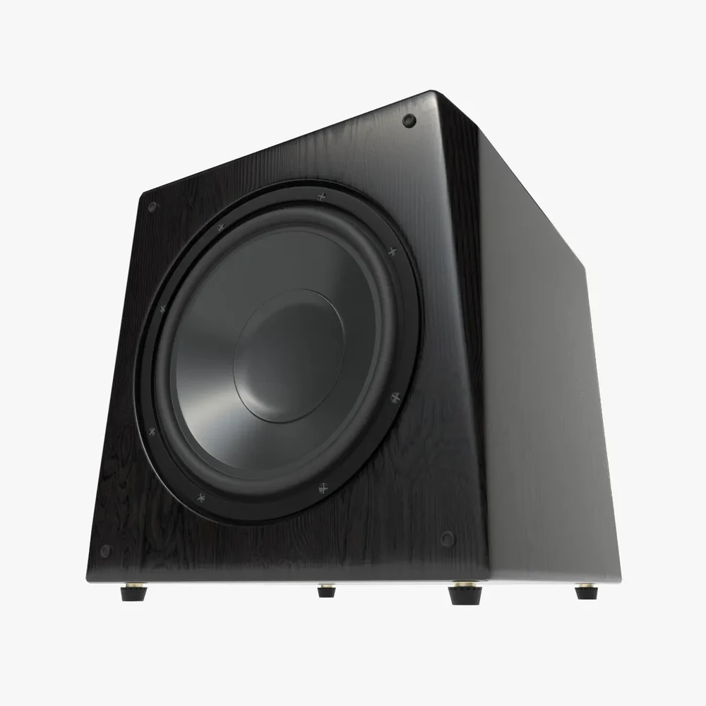 Hi-Fi Subwoofer Black Wood
