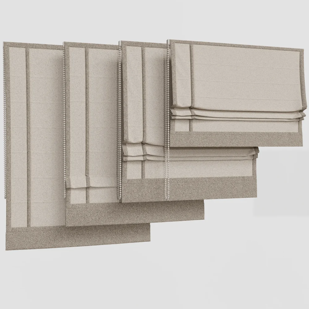 Gd Roman Blinds Curtain Set