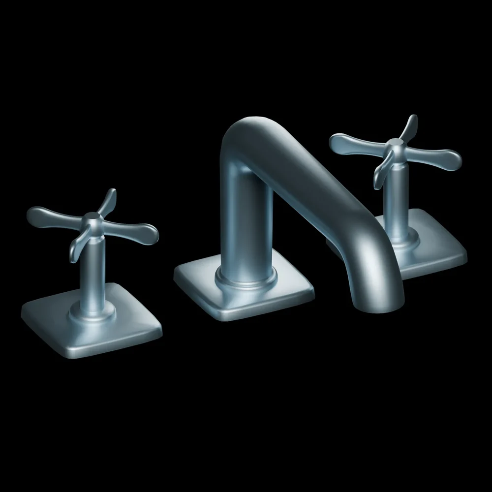 Transitional Bathroom Faucet Set