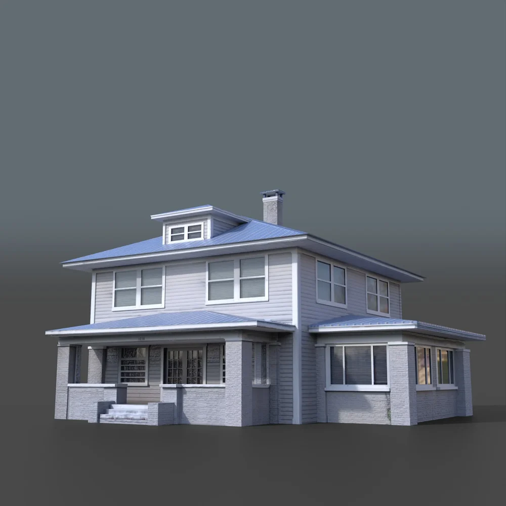 Bg Buildings - Two Story Craftsman House
