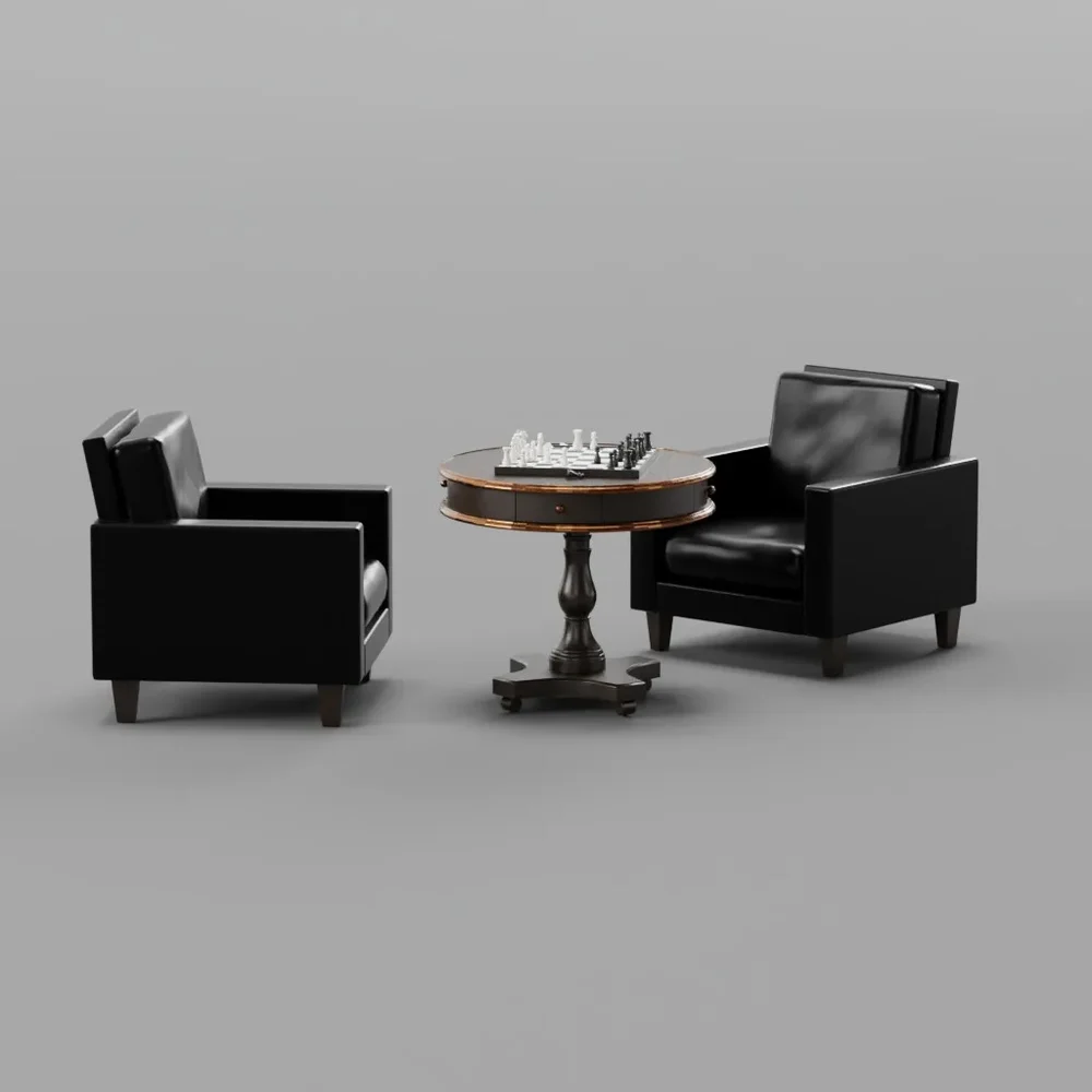Classic Chess Lounge Set