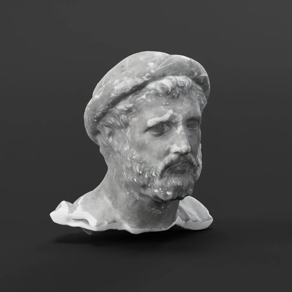Bust Of A Man With Hat