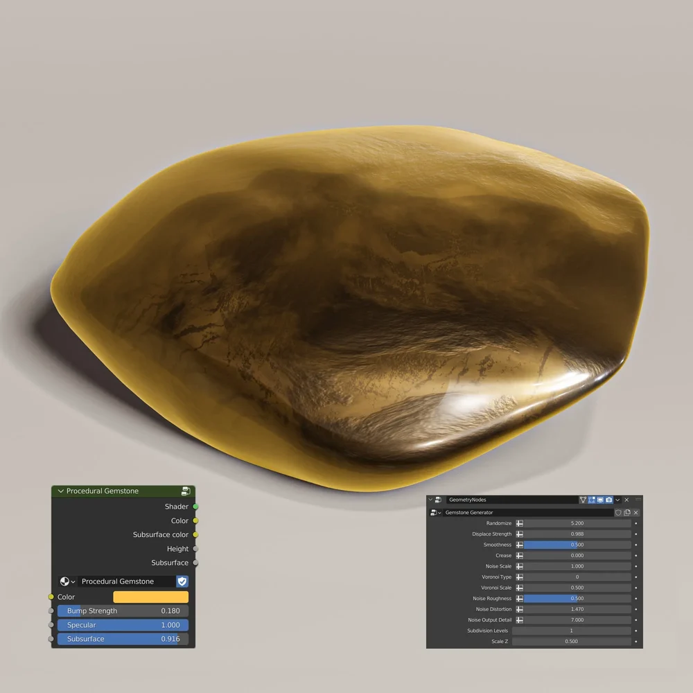 Procedural Gemstone Generator