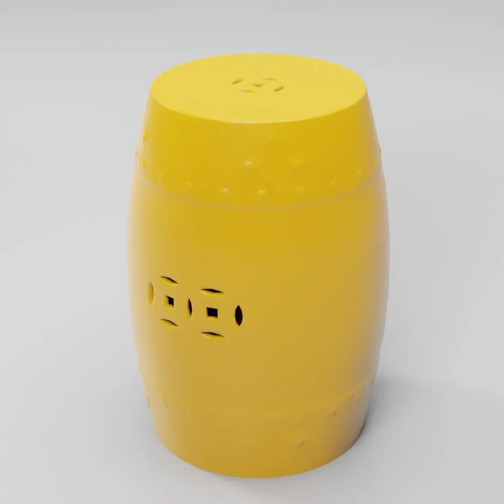 Yellow Garden Seat