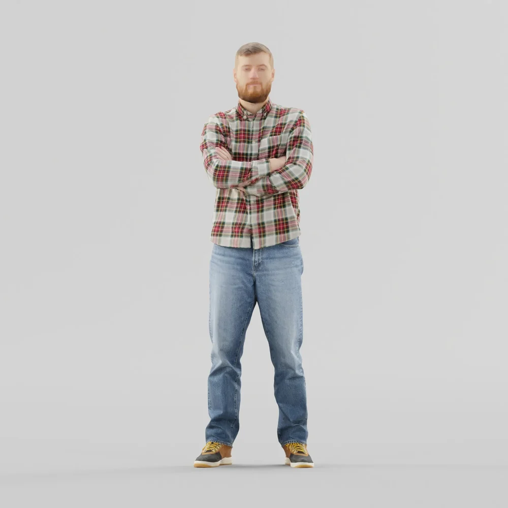 Guy In Plaid Shirt