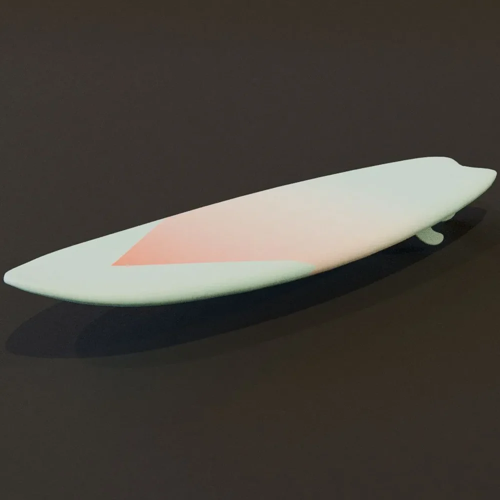 Surfing Board Large Blue