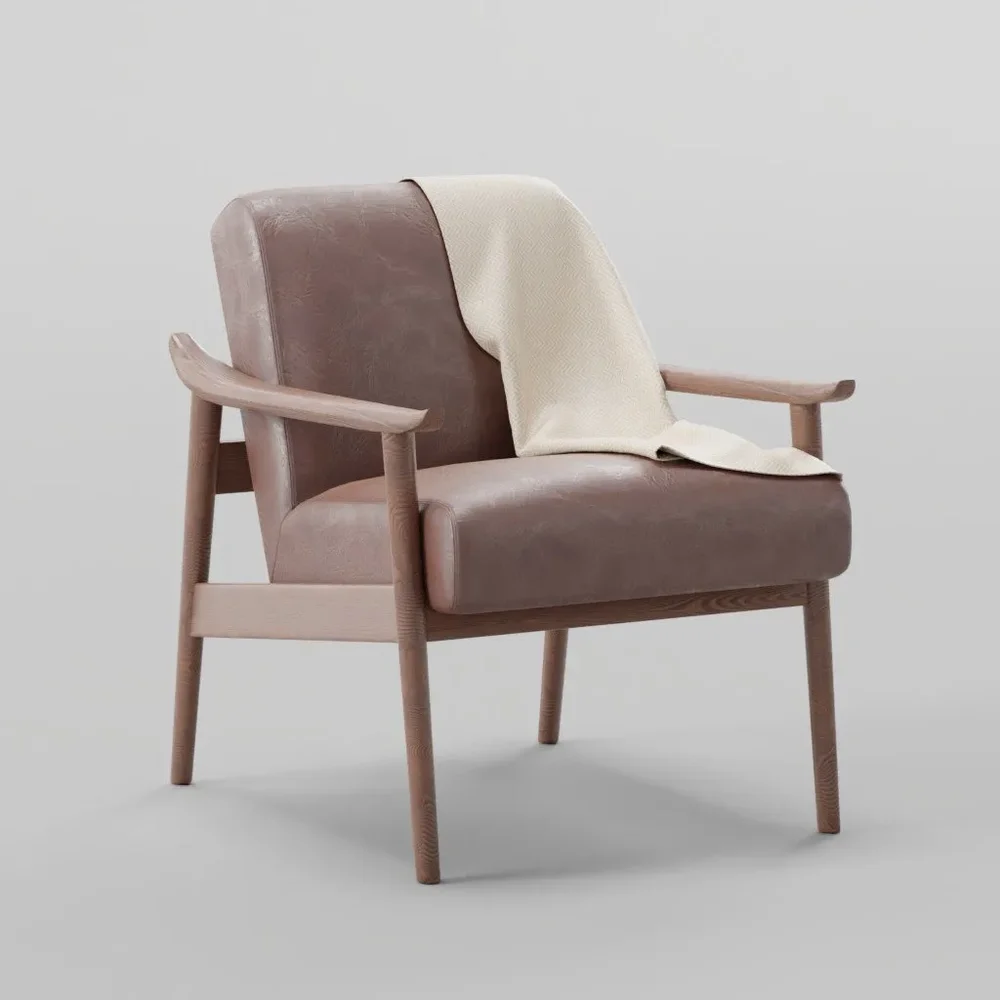 Mid-Century Leather Chair