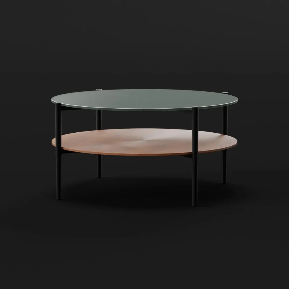 Mid-Century Round Coffee Table