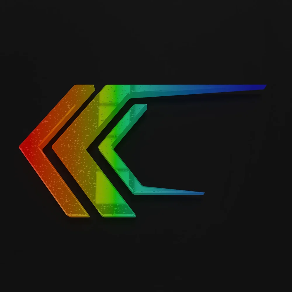 Colorful Glowing Arrow 09