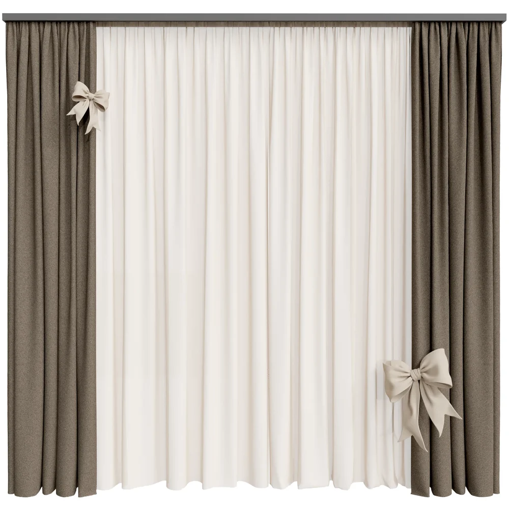 Mi Silk And Cotton Curtain Set
