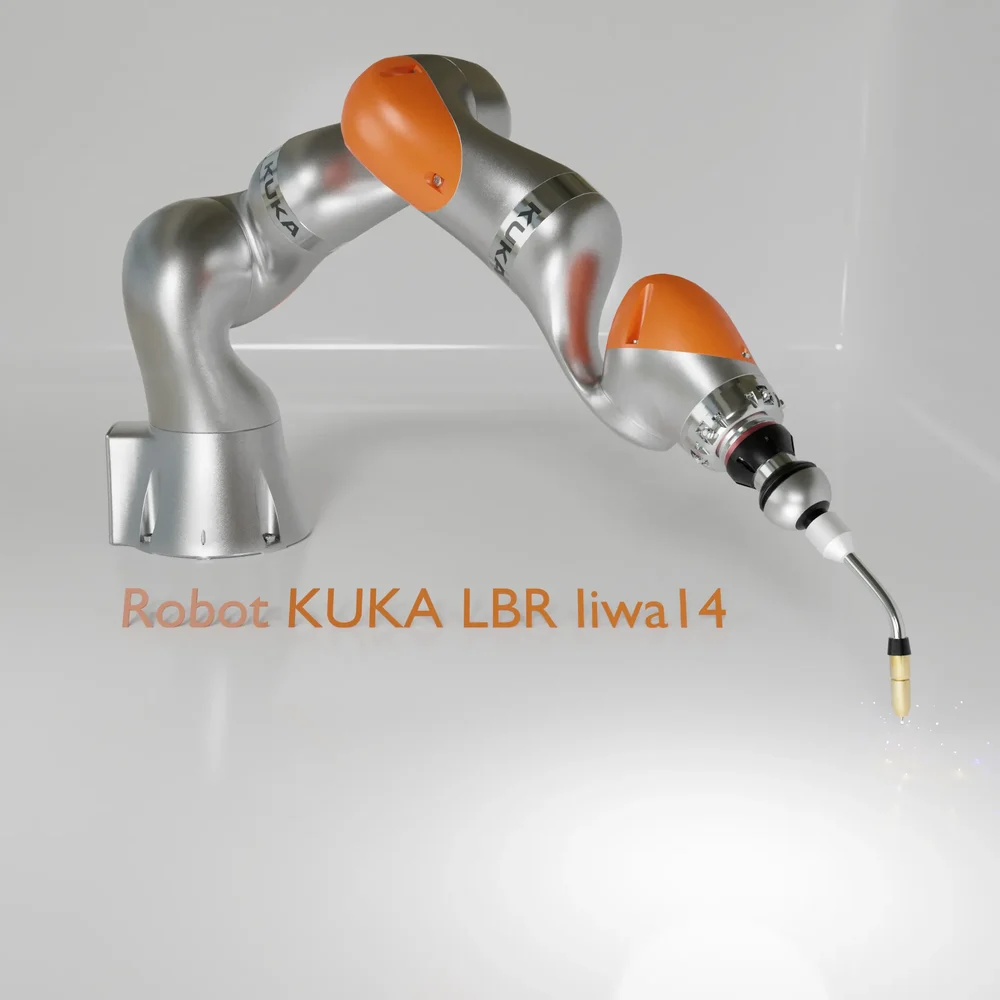 Robot Kuka Iiwa14 Welding Rigged