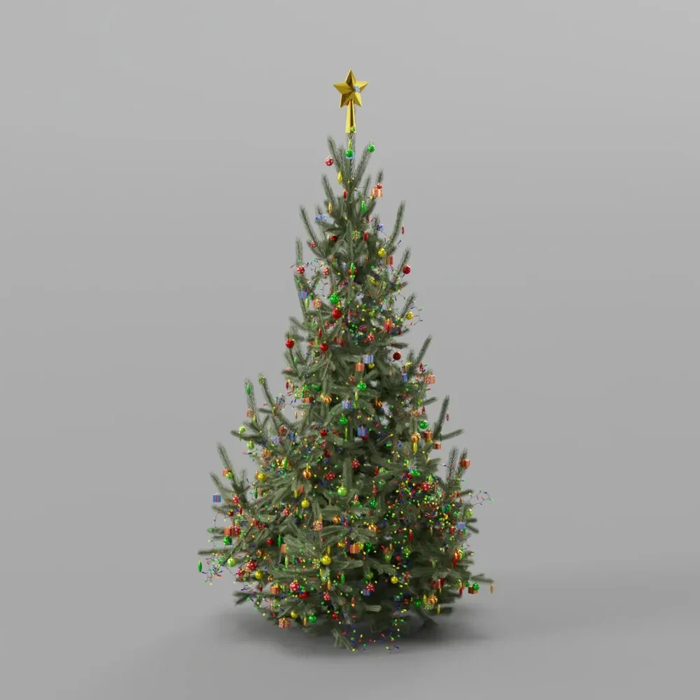 Christmas Tree Decorated Juv