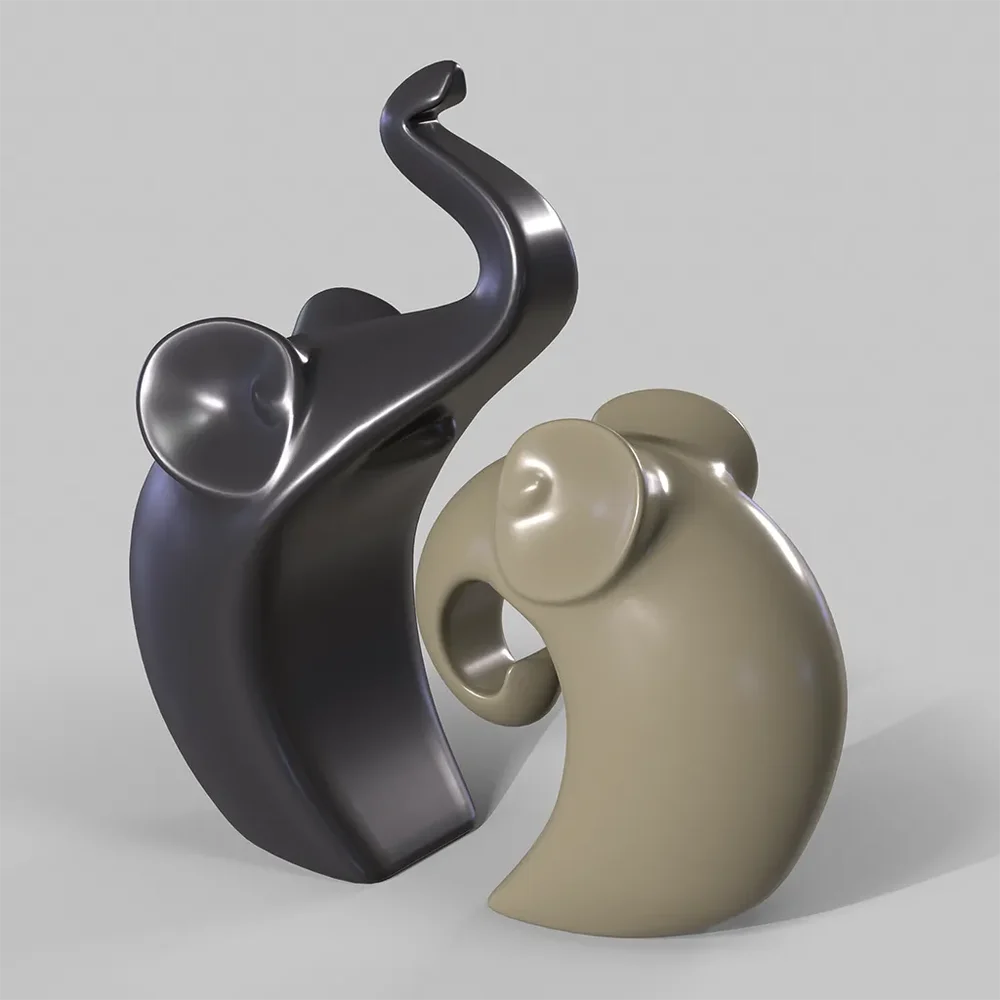 Vase Elephants