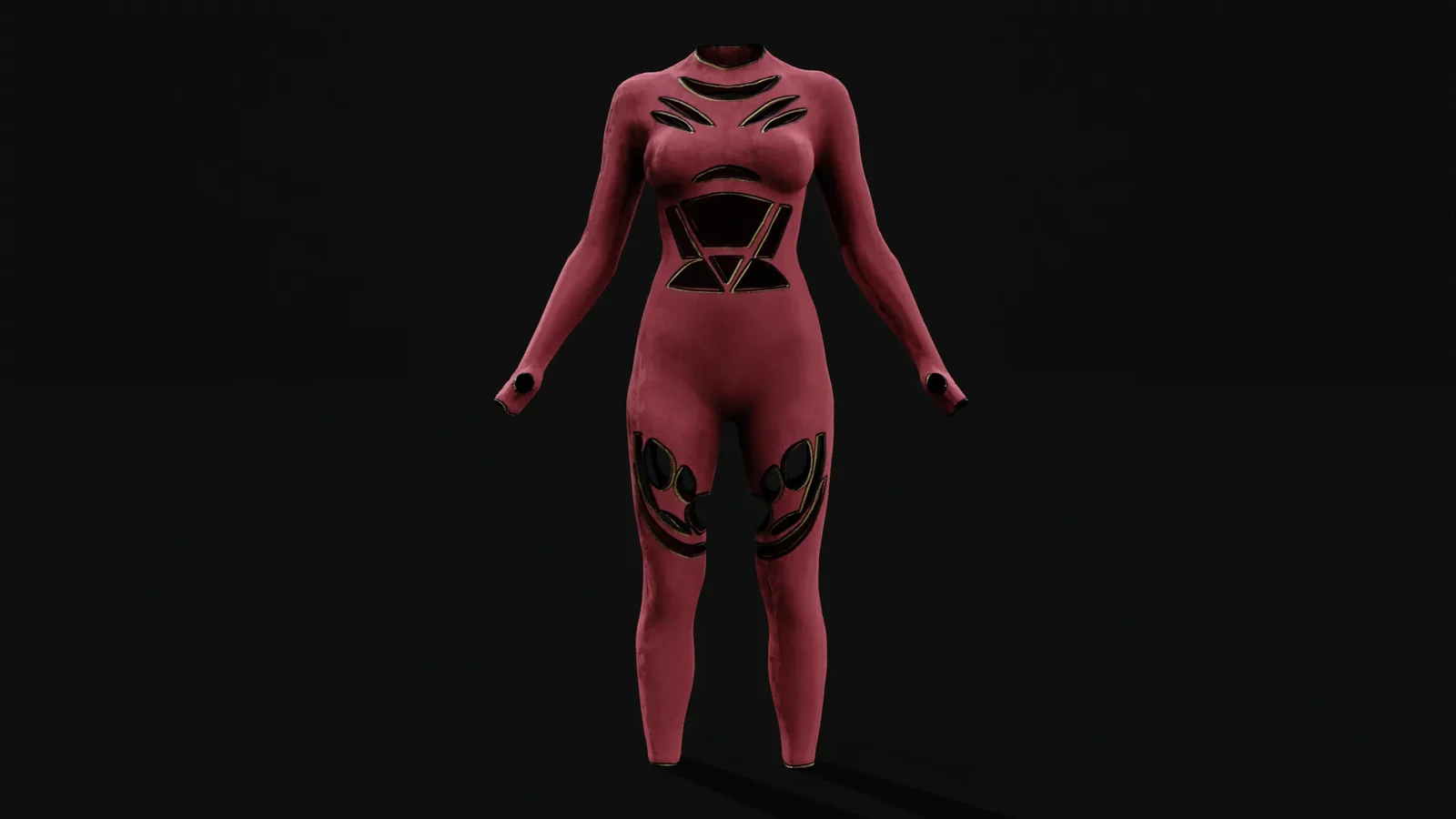Realistic Female Jumpsuit