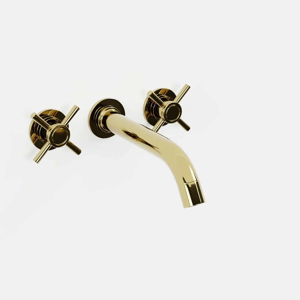 Edy Widespread Wallmount Faucet