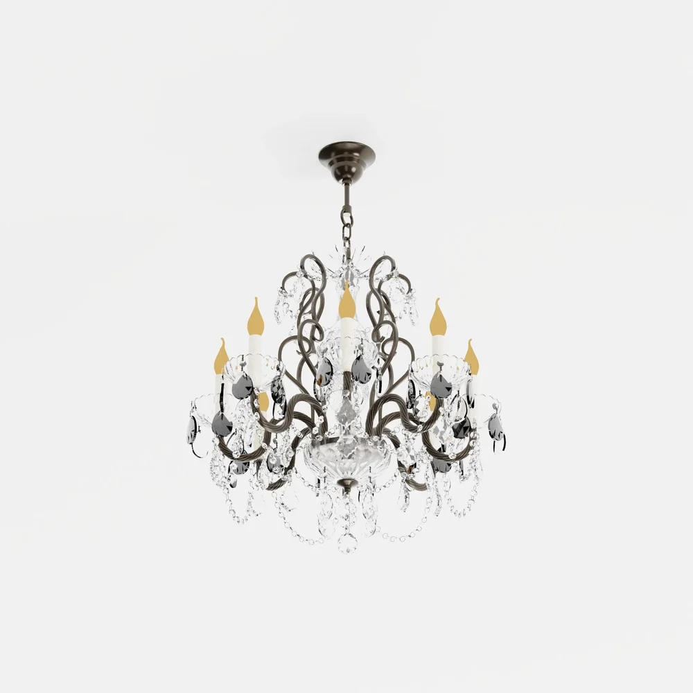 Schonbek Century Bronze Chandelier